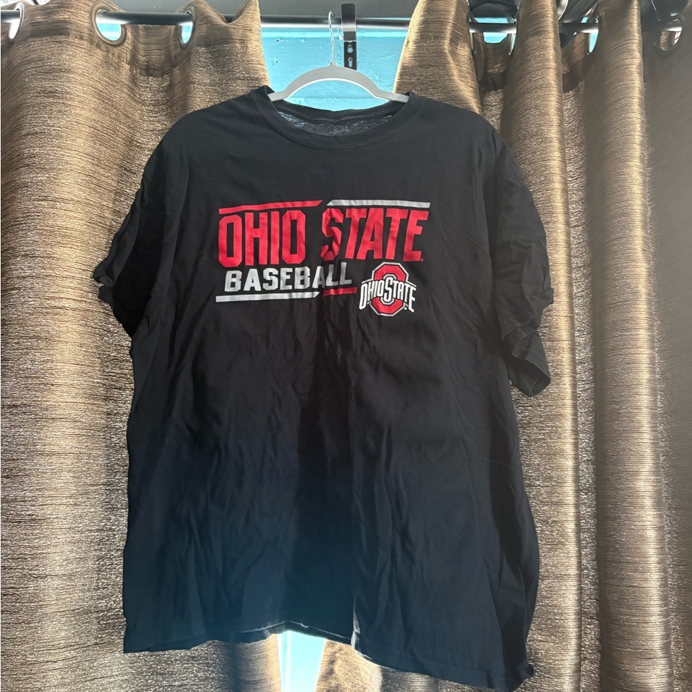 Ohio State Baseball Black T-Shirt
